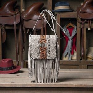 NWT Fringe Crossbody Bag